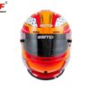 Casco da kart Zamp RZ 62 Rosso-Arancio